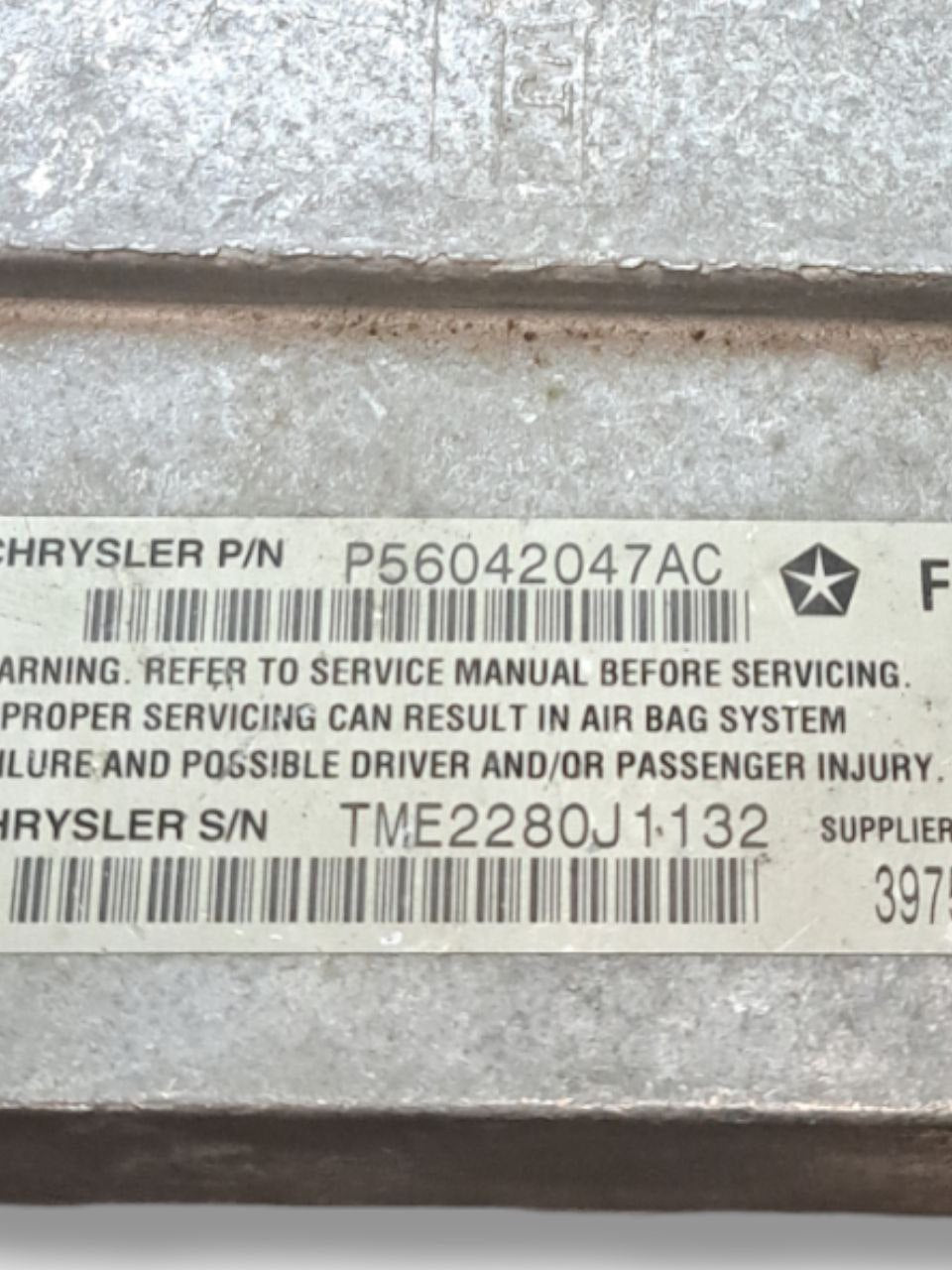 Centralina Airbag Jeep Grand Cherokee (2002) COD:P56042047AC - F&P CRASH SRLS - Ricambi Usati