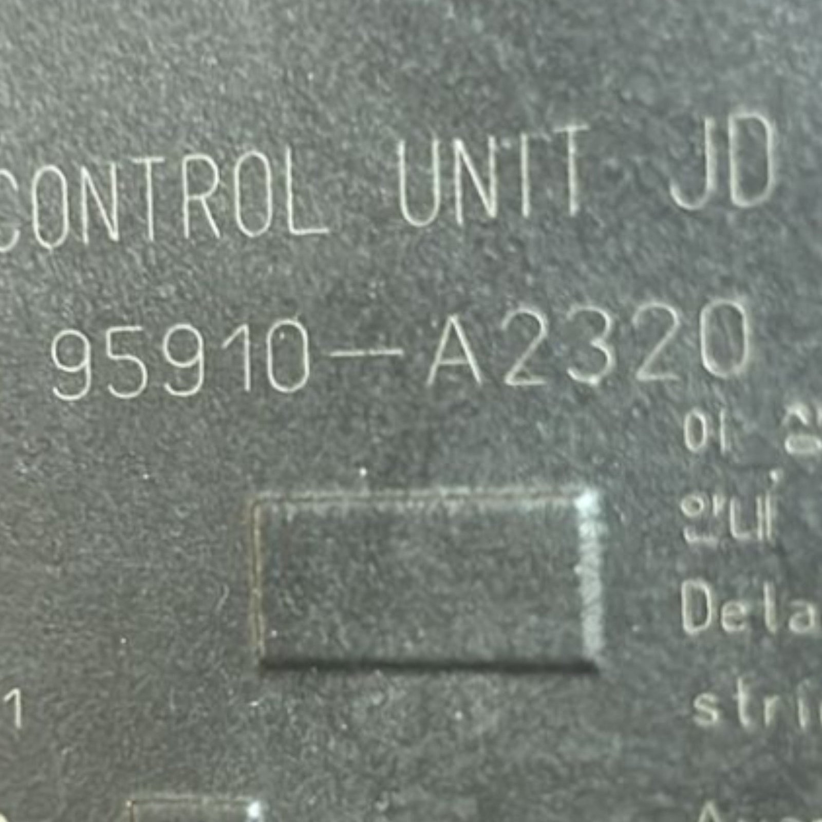 Centralina AirBag Kia Cee'd (EU) cod.95910 - A2320 (2012 > 2018) - F&P CRASH SRLS - Ricambi Usati