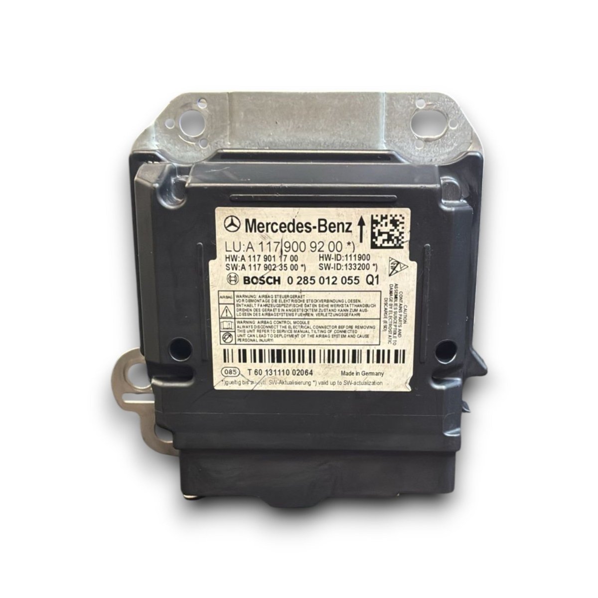 Airbag control unit mercedes - benz a w176 code . 0285012055q1 (2012 > 2018) - F&P CRASH SRL - Used Parts