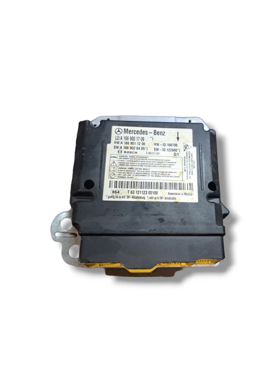 Centralina Airbag Mercedes - Benz ML W166 (2011 - 2015) COD:A1669001709 - F&P CRASH SRLS - Ricambi Usati