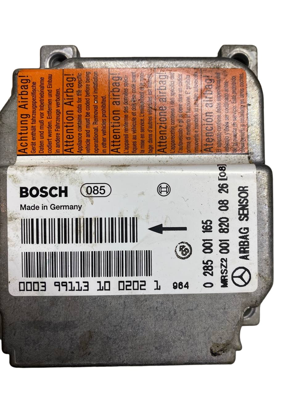 Centralina airbag Mercedes Clk W208 (1997 - 2002) COD:0285001165 - F&P CRASH SRLS - Ricambi Usati