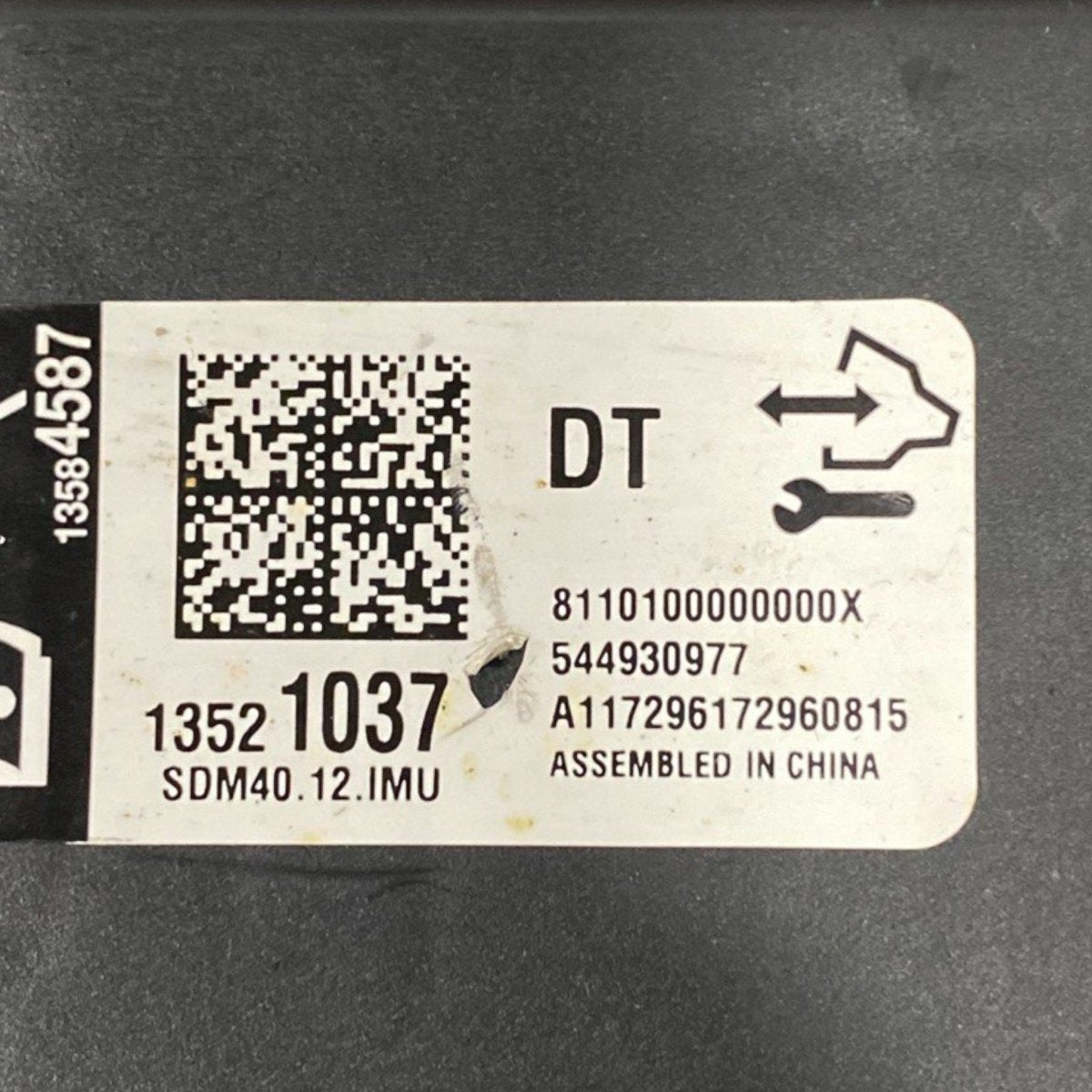 Centralina airbag opel mokka x Cod: 13521037 (2012 - 2019) - F&P CRASH SRLS - Ricambi Usati