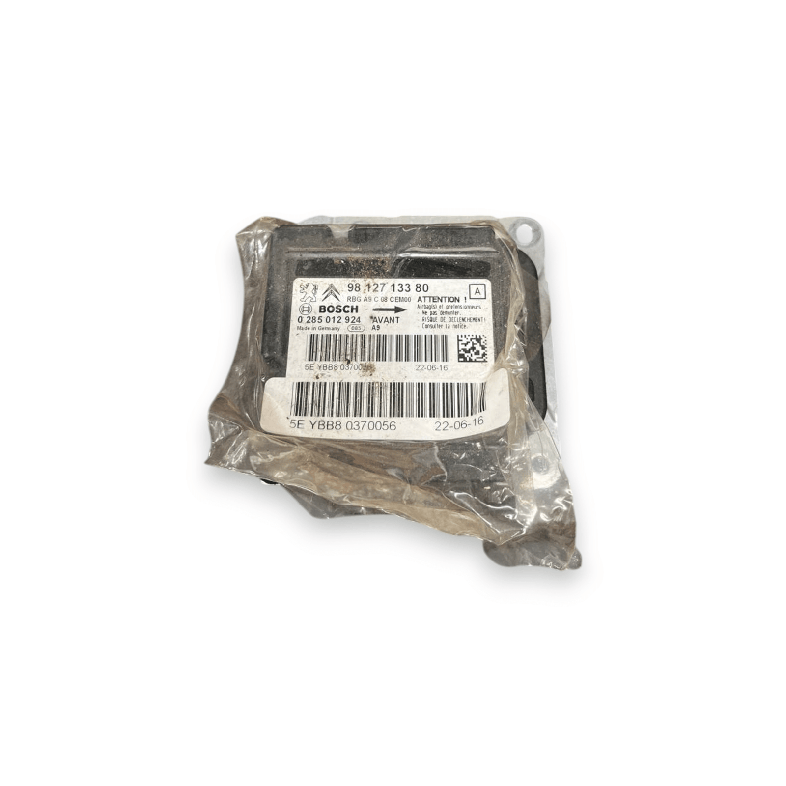 Centralina Airbag Peugeot 208 I 1.2 Benzina (2012 al 2015) cod: 9812713380 - F&P CRASH SRLS - Ricambi Usati