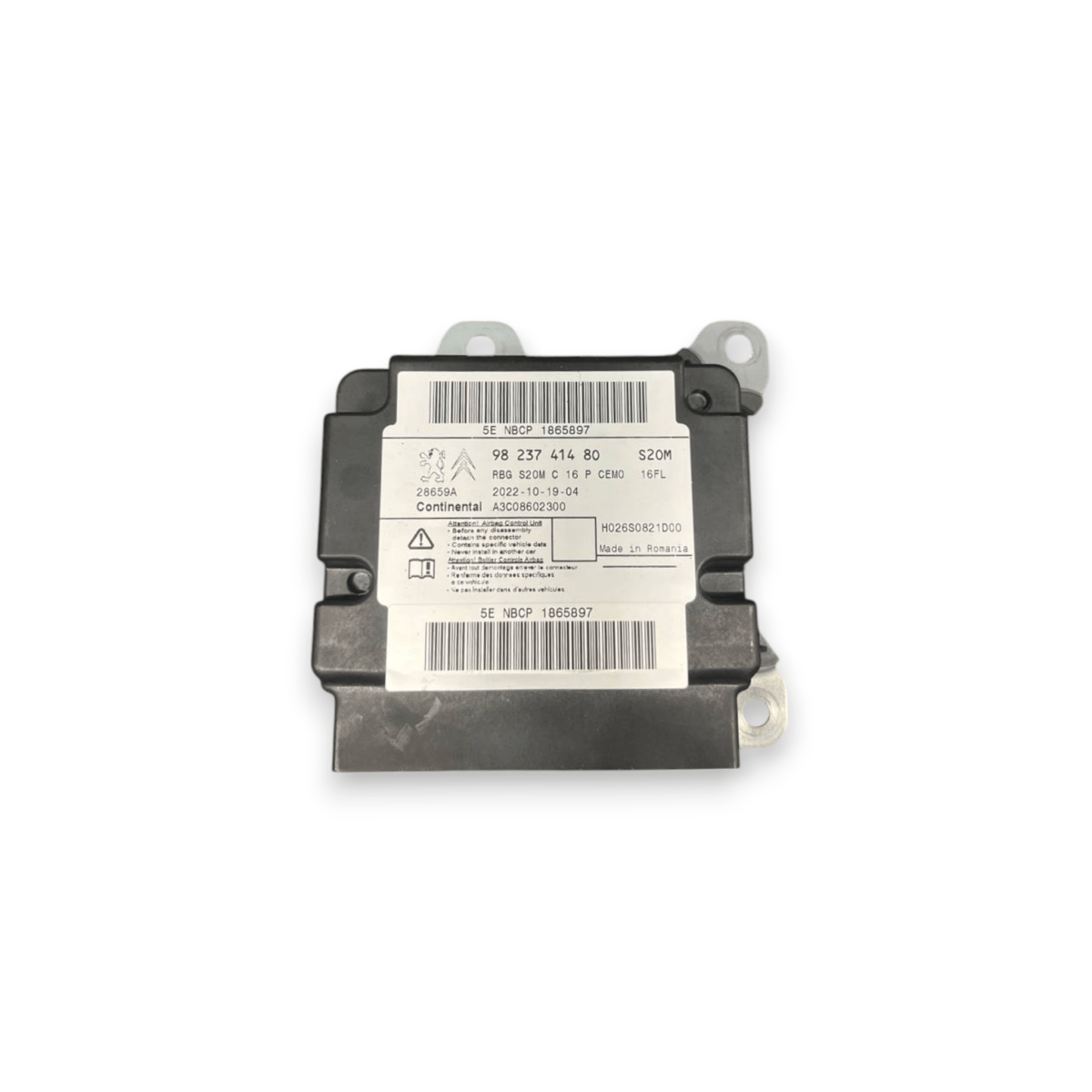 Centralina Airbag Peugeot 3008 II (2016 al 2023) cod: 9823741480 - F&P CRASH SRLS - Ricambi Usati