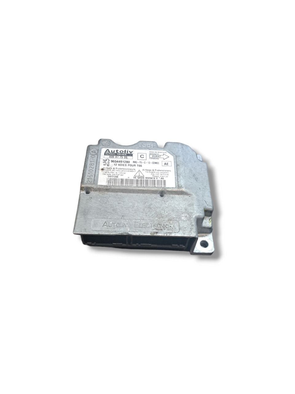 Centralina airbag Peugeot 307 cc (2005) COD:9654491280 - F&P CRASH SRLS - Ricambi Usati