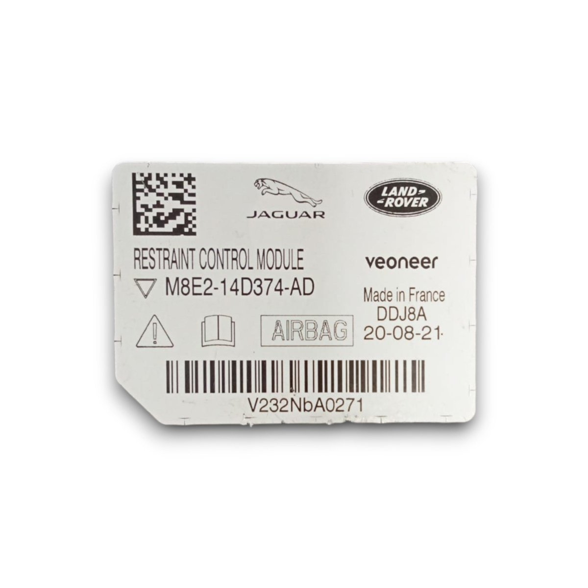 Centralina airbag range rover evoque l538 cod . m8e2 - 14d374 - ad (2011 > 2018) - F&P CRASH SRL - Ricambi Usati