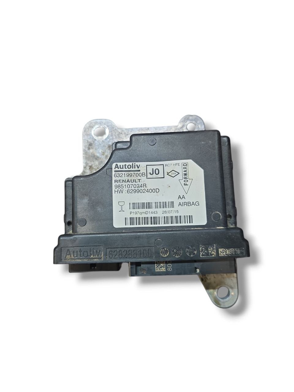 CENTRALINA AIRBAG RENAULT KADJAR (2013 - 2019) Cod : 985107024R - F&P CRASH SRLS - Ricambi Usati