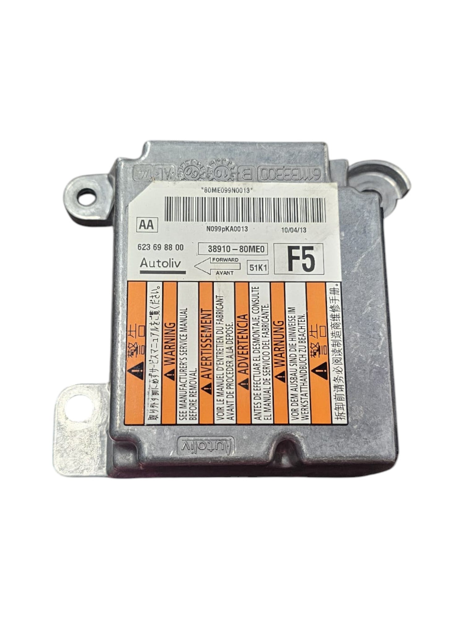 Centralina Airbag Suzuki Splash Cod:3891080ME0 (2008 - 2015) - F&P CRASH SRLS - Ricambi Usati