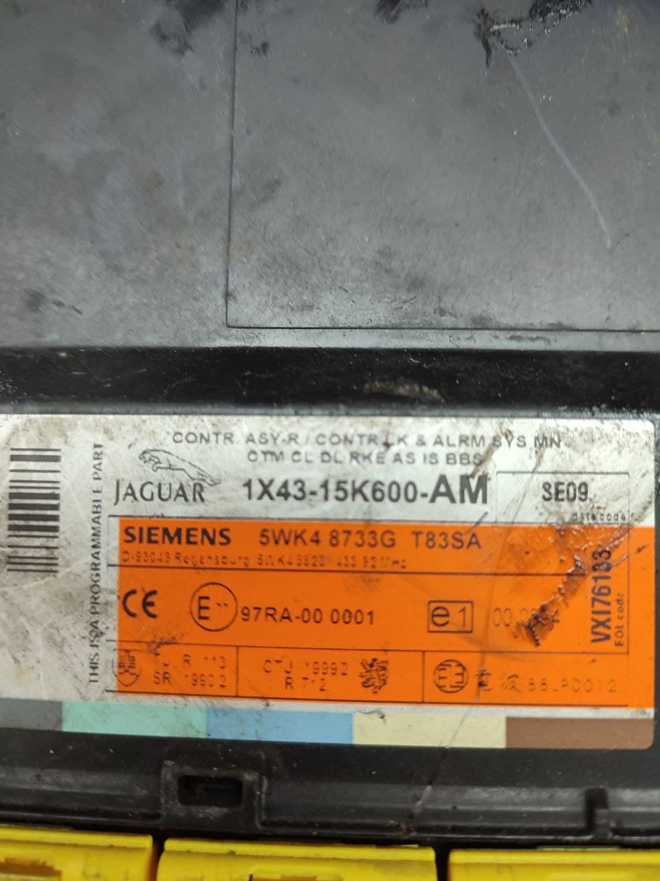 Alarm control unit - Comfort Module Jaguar X-type 2002 code 1x43-15k600-am - F&P CRASH SRLS - Used Parts