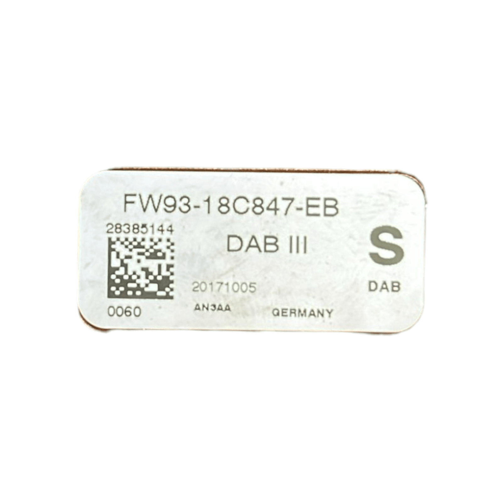 Centralina amplificatore antenna Range Rover Velar L560 (2017 - >) cod.FW93 - 18C847 - EB - F&P CRASH SRLS - Ricambi Usati