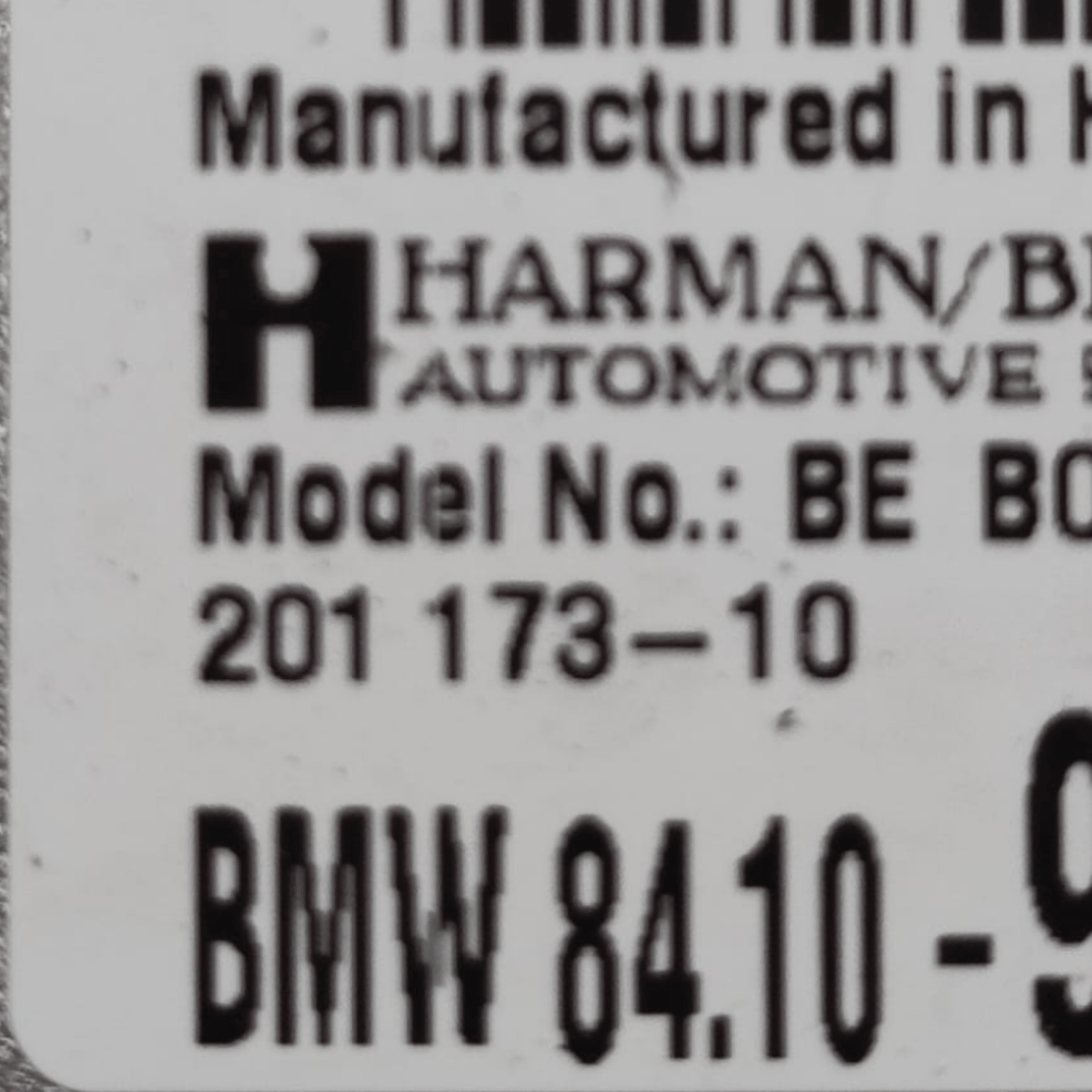 Centralina Amplificatore Mini Countryman R60 COD: 20117310 (2010 - 2016) - F&P CRASH SRLS - Ricambi Usati