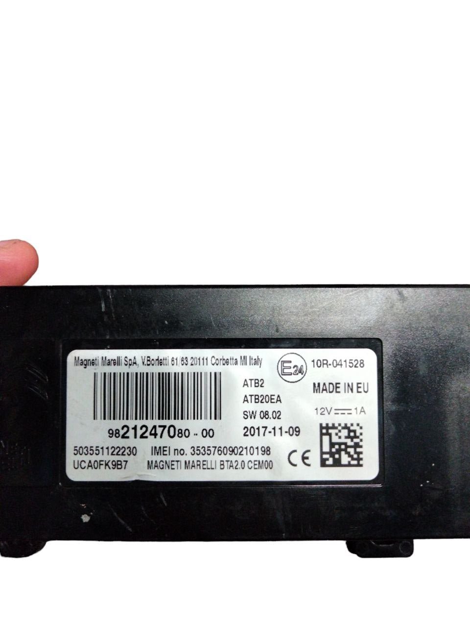 Centralina Antenna Citroen C4 Gran Picasso (2013 - 2022) cod.9821247080 - F&P CRASH SRLS - Ricambi Usati