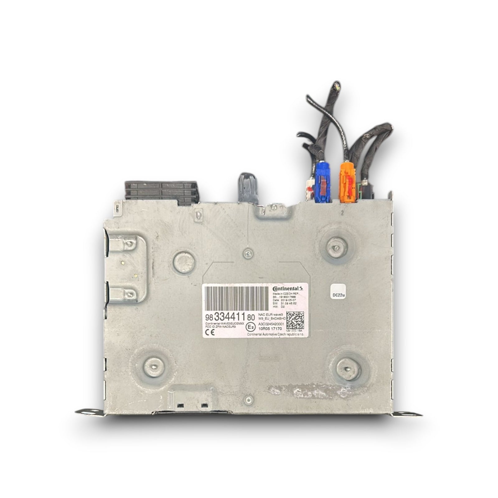 Centralina Autoradio Citroen DS7 cod.9833441180 (2017 > ) - F&P CRASH SRLS - Ricambi Usati