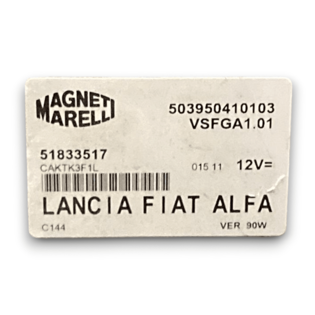 Centralina Autoradio Fiat Punto Evo cod . 503950410103 (2012 >) - F&P CRASH SRL - Ricambi Usati