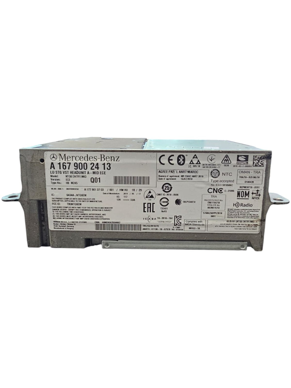 Centralina Autoradio GPS Mercedes Classe A W177 (2018<) Cod:A1679002413 - F&P CRASH SRLS - Ricambi Usati