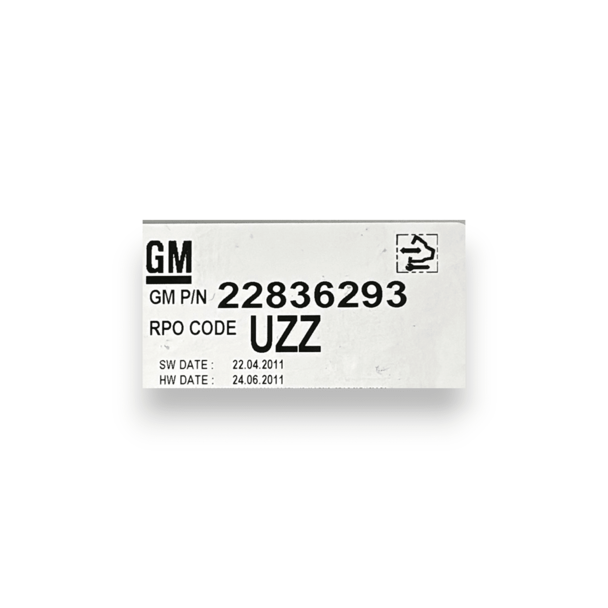 Centralina autoradio Opel Astra J cod.22836293 (2009-2015) - F&P CRASH SRL - Ricambi Usati