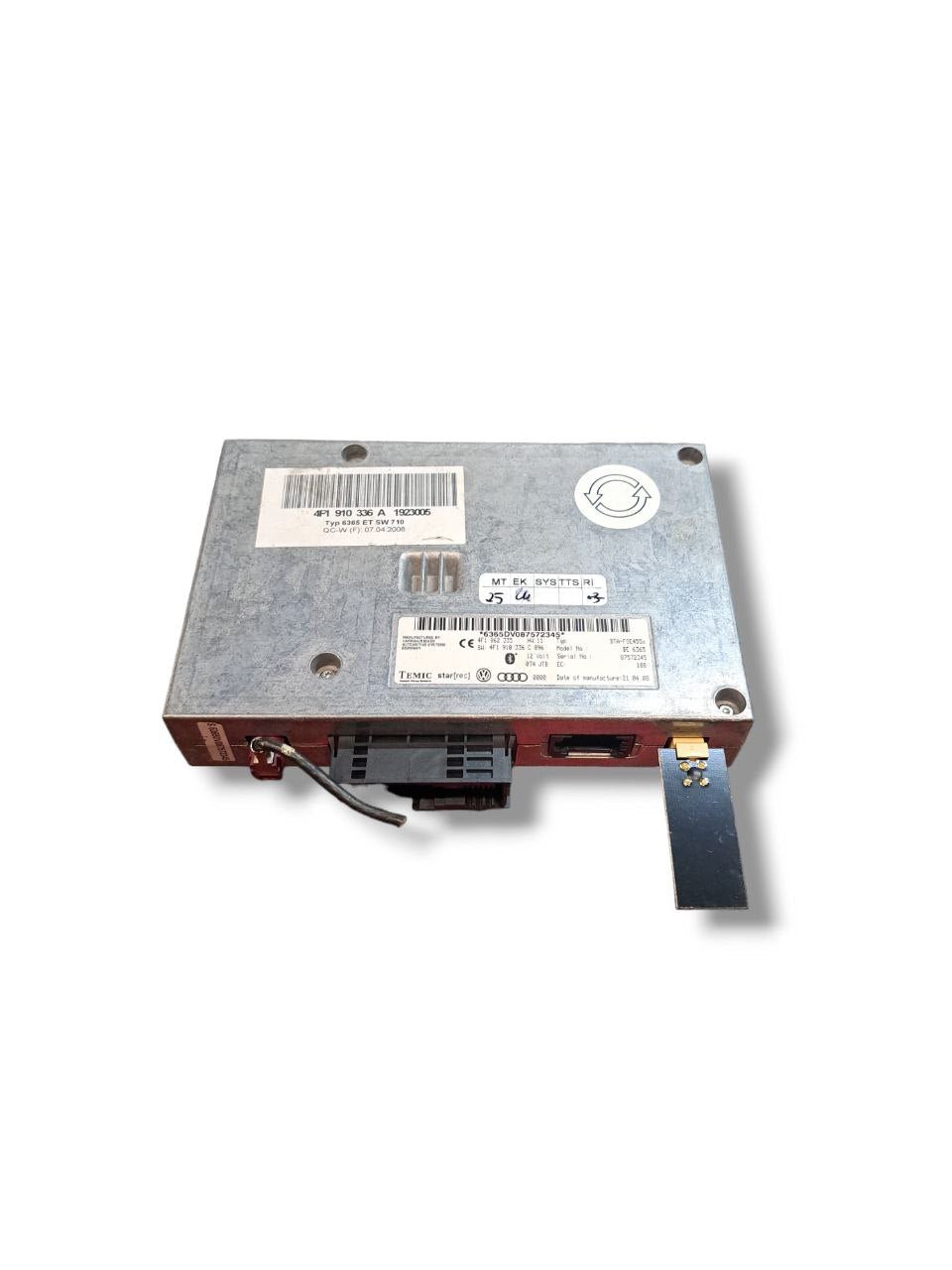 Centralina Bluetooth Audi A8 4E / A6 ( 2003-2009 ) COD:4F1910336A - F&P CRASH SRLS - Ricambi Usati