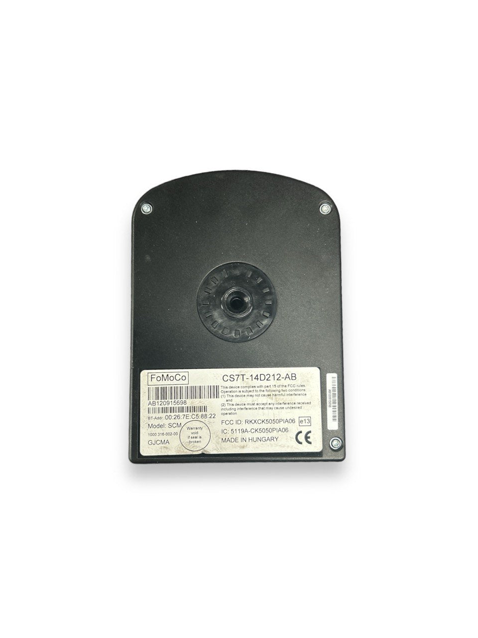 Centralina Bluetooth Ford S - Max 2.0 Diesel (2006 > 2015) cod.CS7T - 14D212 - AB - F&P CRASH SRLS - Ricambi Usati