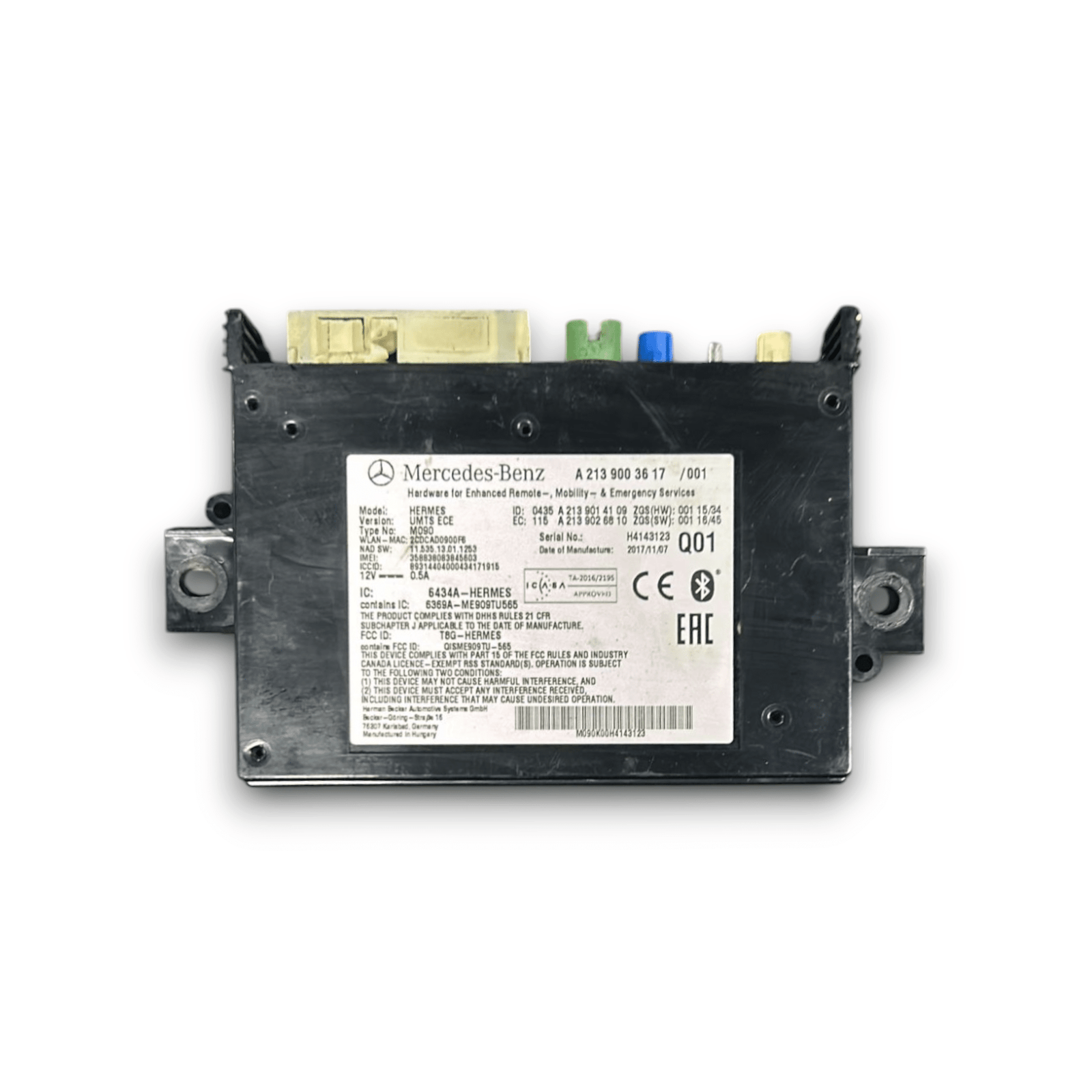 Centralina Bluetooth Mercedes Benz CLA (X117) cod.A2139003617 2.2 Diesel (2013 > 2019) - F&P CRASH SRLS - Ricambi Usati