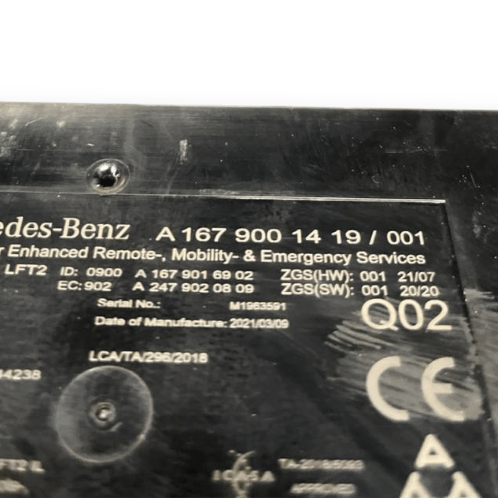 Centralina Bluetooth Mercedes - Benz Glc C253 (2016 al 2023) cod: A1679001419 - F&P CRASH SRLS - Ricambi Usati