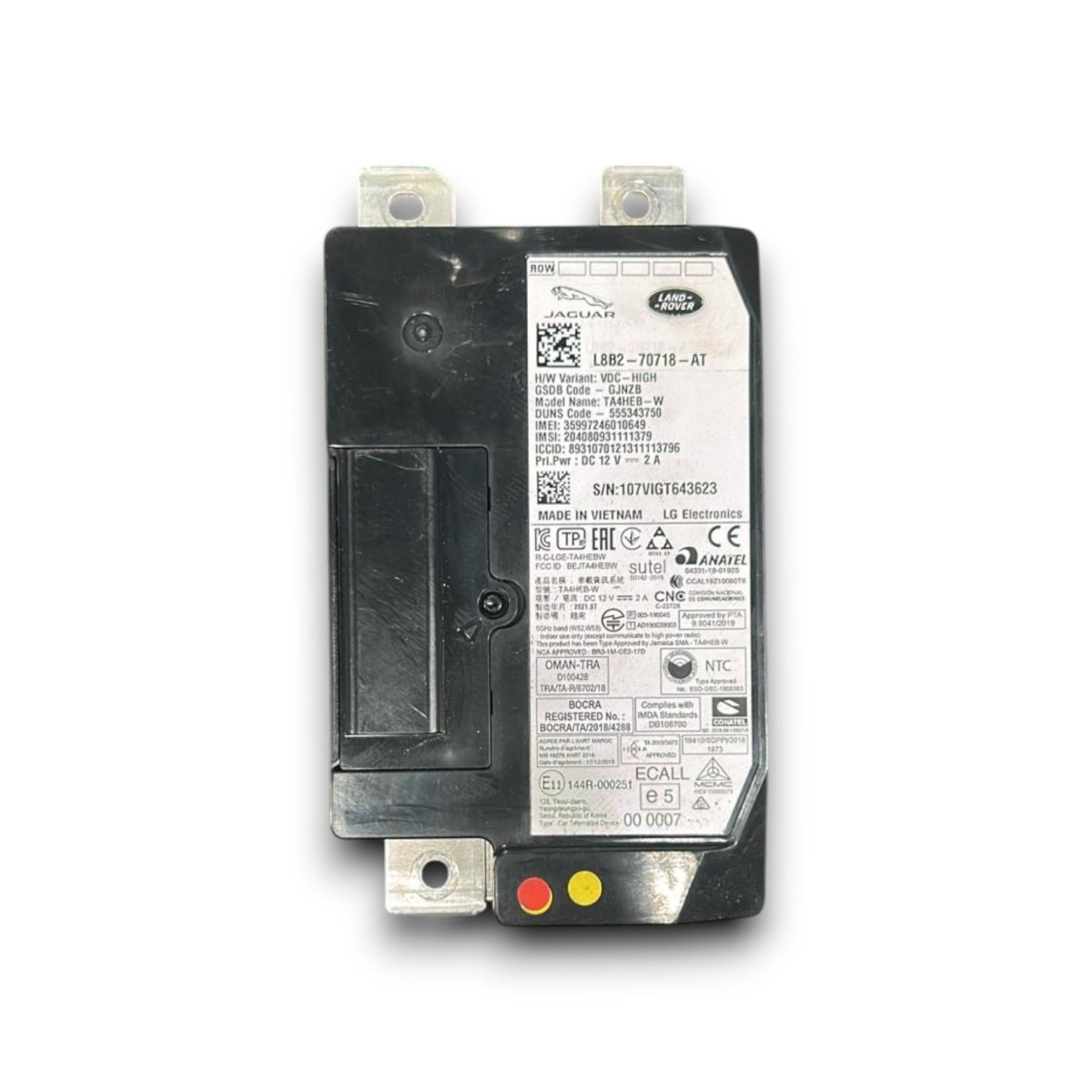 Bluetooth control unit Range Rover Evoque l8b2 - 70718 - at (L551) (2018 > ) - F&P CRASH SRL - Used Parts