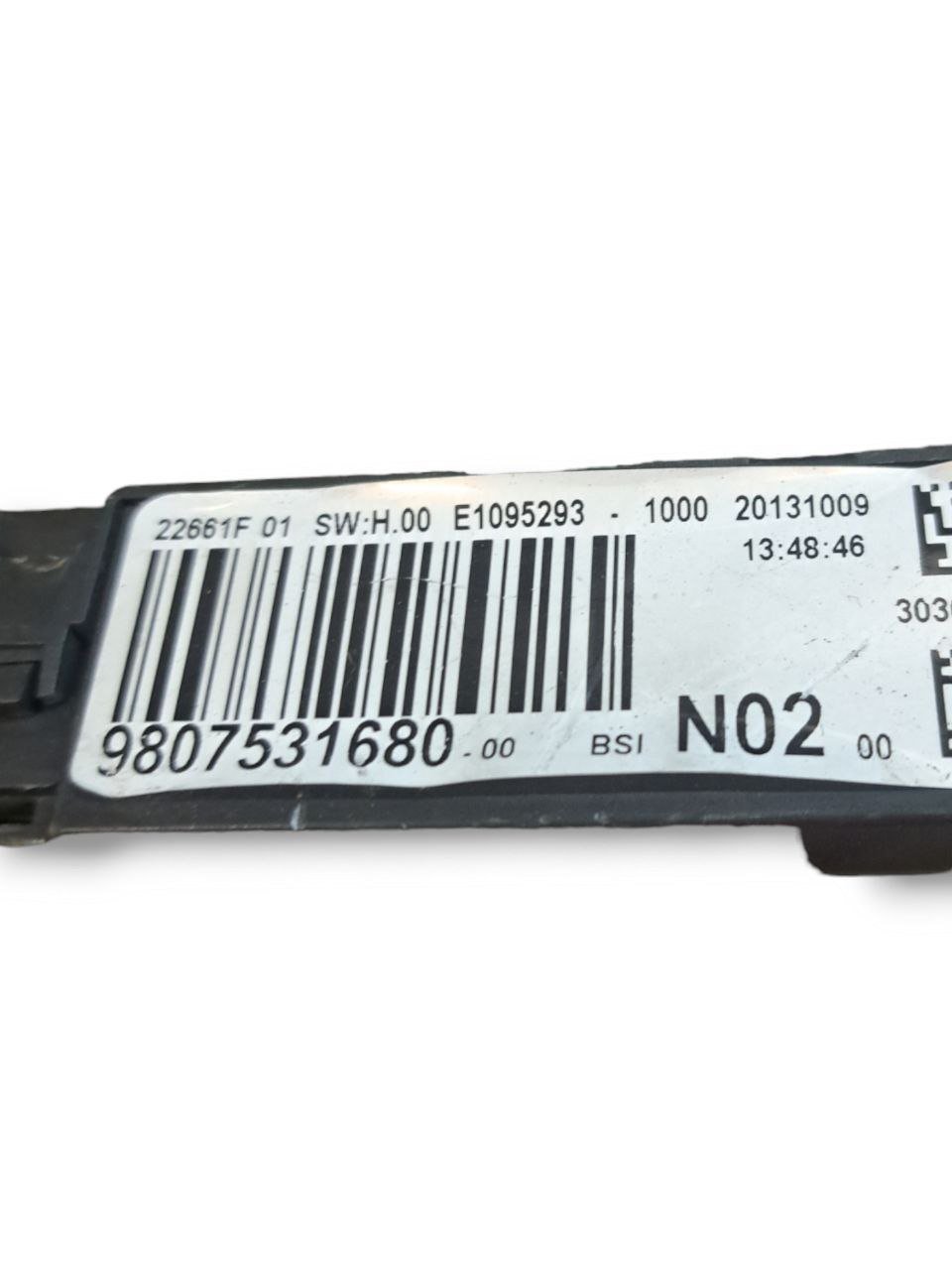 Centralina / Body Computer 208 1.2 Benzina (2012 - 2019) COD:9807531680 - F&P CRASH SRLS - Ricambi Usati