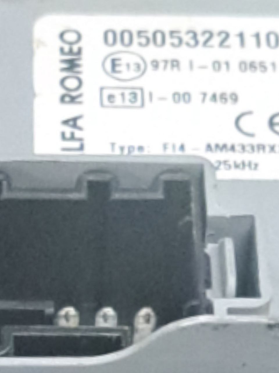 Centralina / Body Computer Alfa Romeo Mito 1.3 diesel (2008 - 2018) COD:505322110 - F&P CRASH SRLS - Ricambi Usati