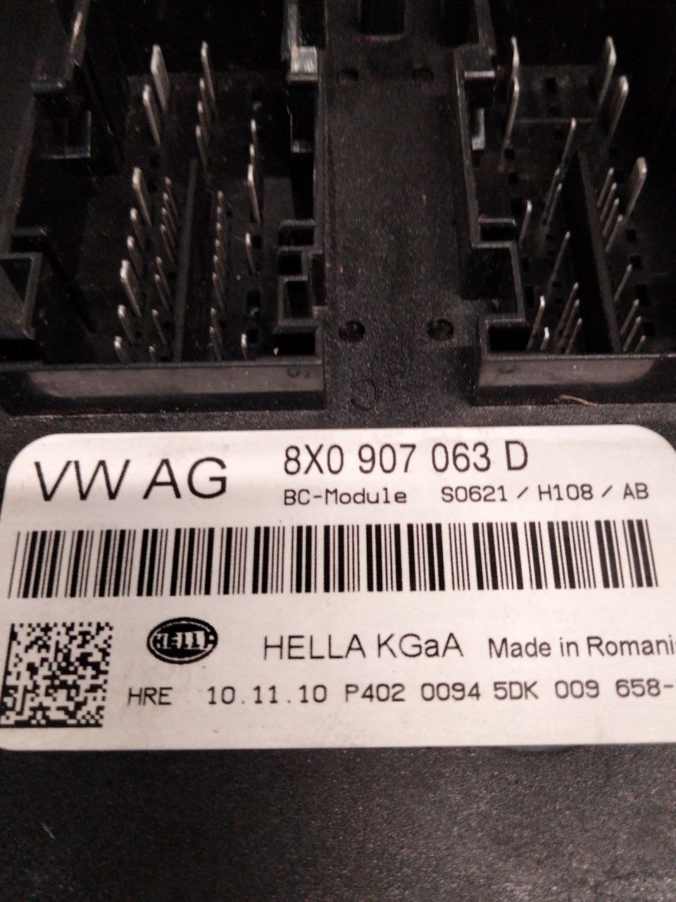 Centralina / Body Computer Audi A1 8X 1.4 TDI (2010 - 2018) COD:8X0907063D - F&P CRASH SRLS - Ricambi Usati