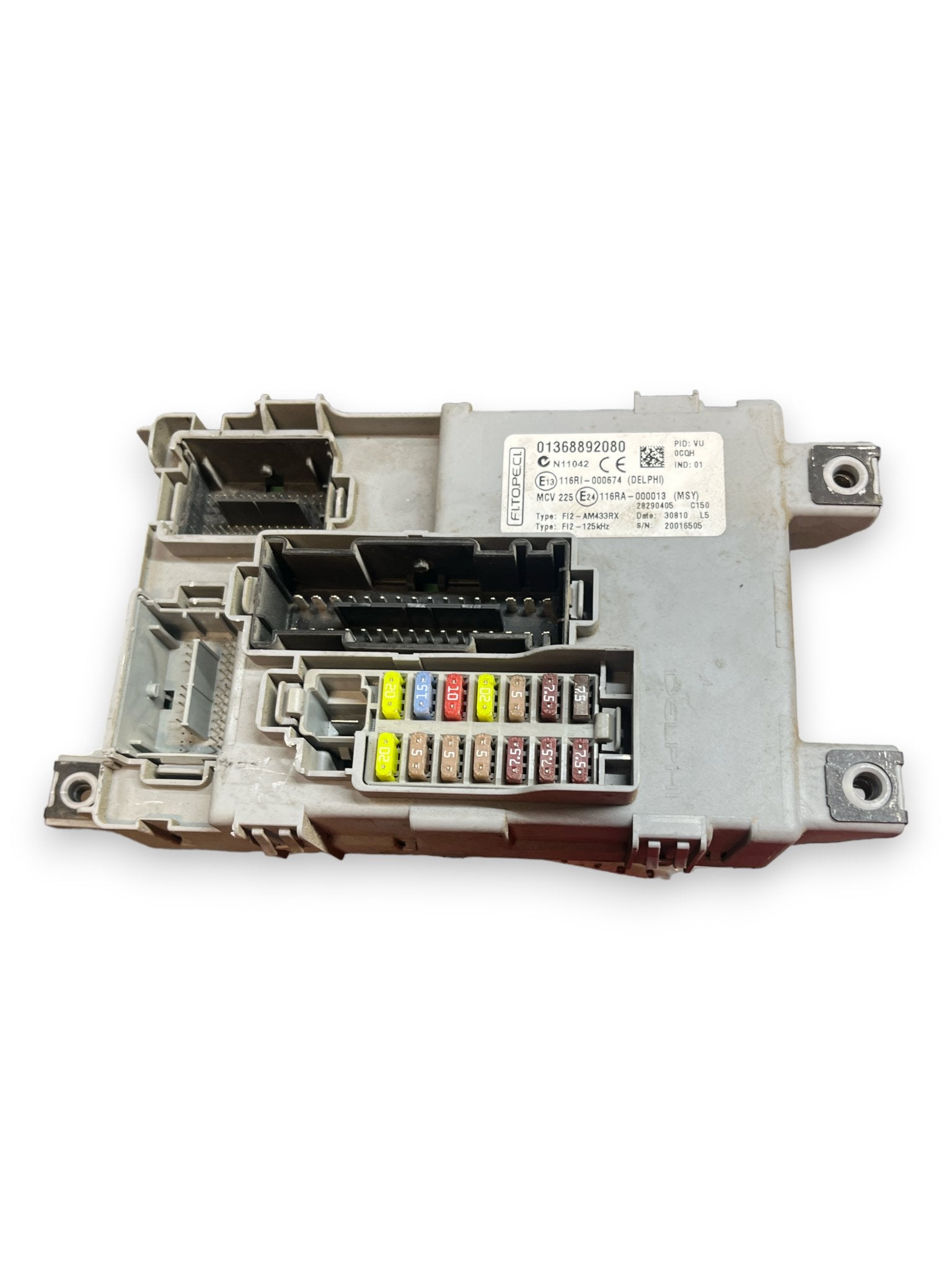 Centralina / Body Computer Fiat Fiorino / Qubo 1.3 mtj (2009) COD:01368892080 - F&P CRASH SRLS - Ricambi Usati