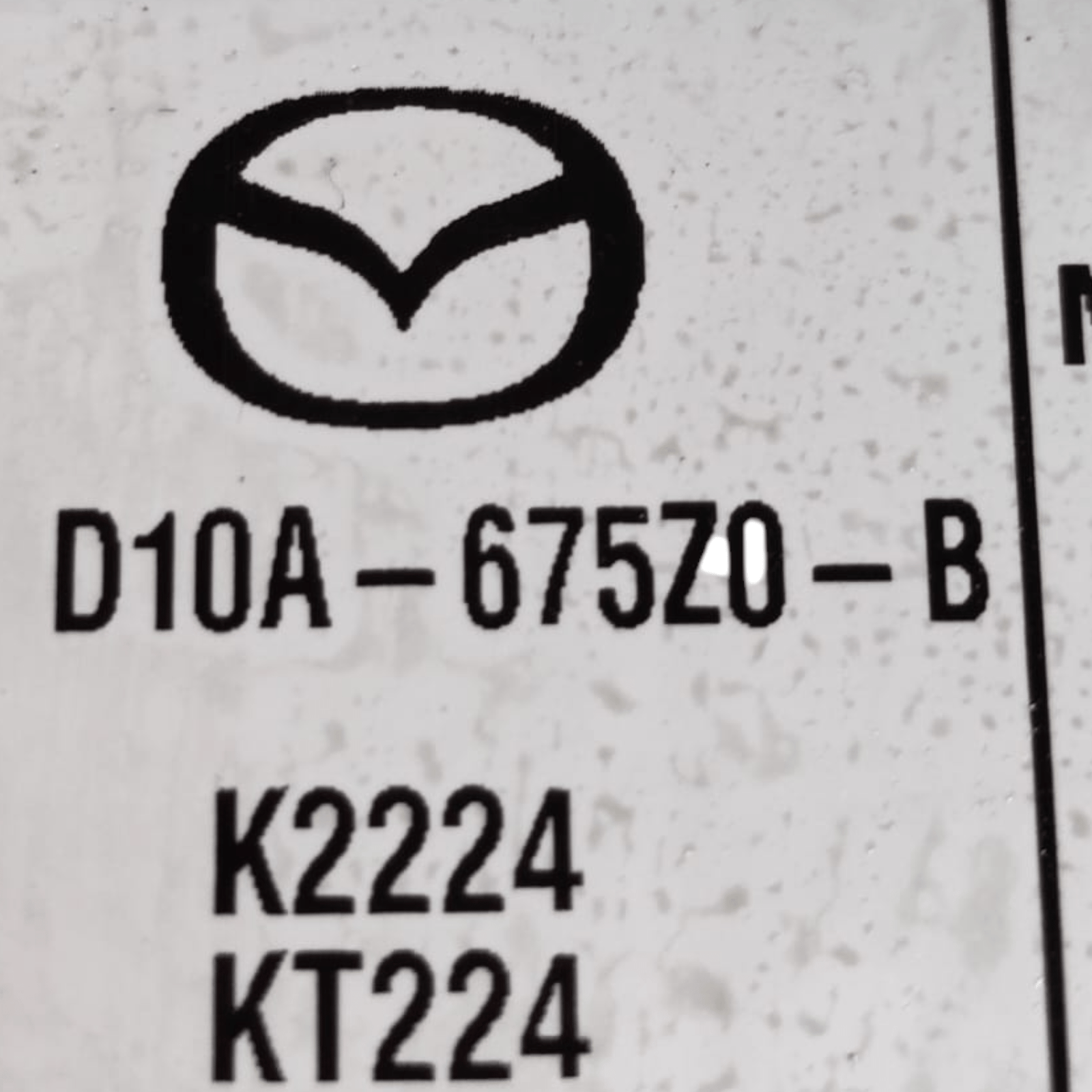 Centralina Body Computer Mazda CX - 3 1.5 Diesel COD: D10A675Z0B (2015>) - F&P CRASH SRLS - Ricambi Usati