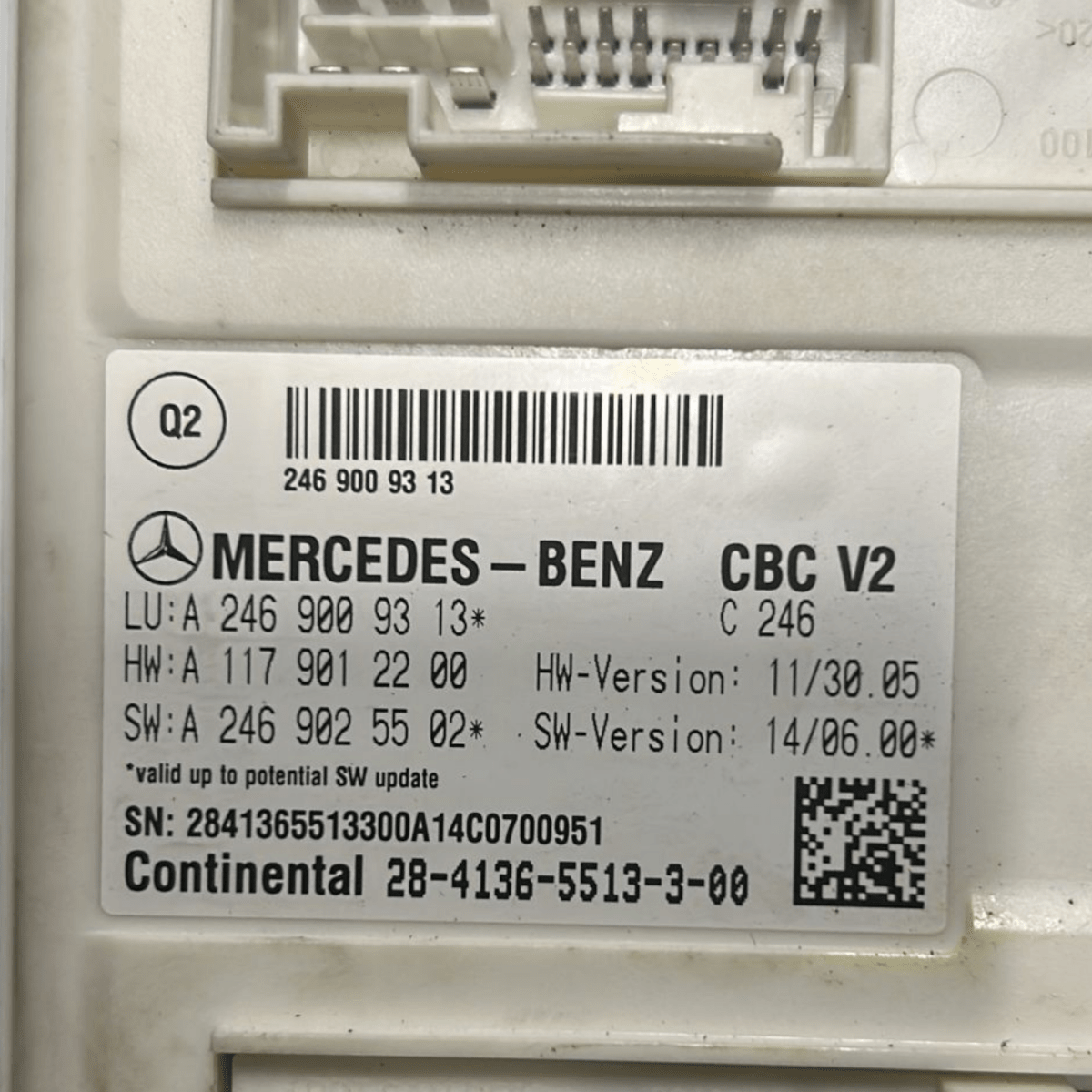Centralina body computer mercedes classe a w176 1.5 diesel cod:a2469009313 (2012 > 2018) - F&P CRASH SRL - Ricambi Usati