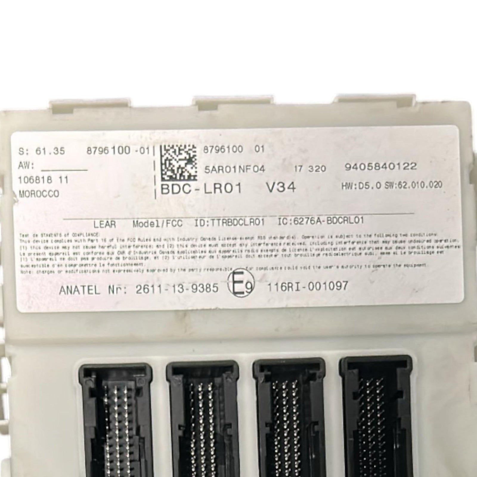 Centralina Body Computer Mini Countryman (F60) cod.8796100 - 01 2.0 Diesel (2017 > 2020) - F&P CRASH SRLS - Ricambi Usati