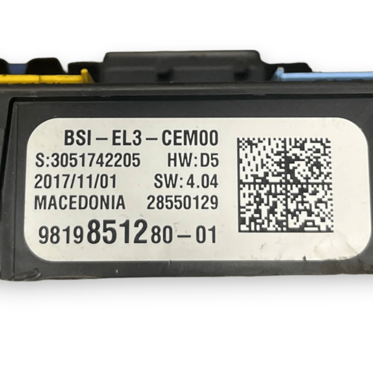 Centralina Body Computer Opel Grandland X 1.5 Diesel (2016 - ) cod: 9819851280 - 01 - F&P CRASH SRLS - Ricambi Usati