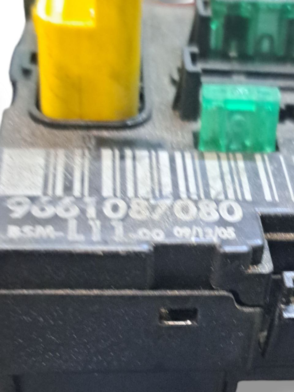 Centralina / Body Computer Peugeot 307 cc 1.6 Diesel (2005) COD:9661087080 - F&P CRASH SRLS - Ricambi Usati