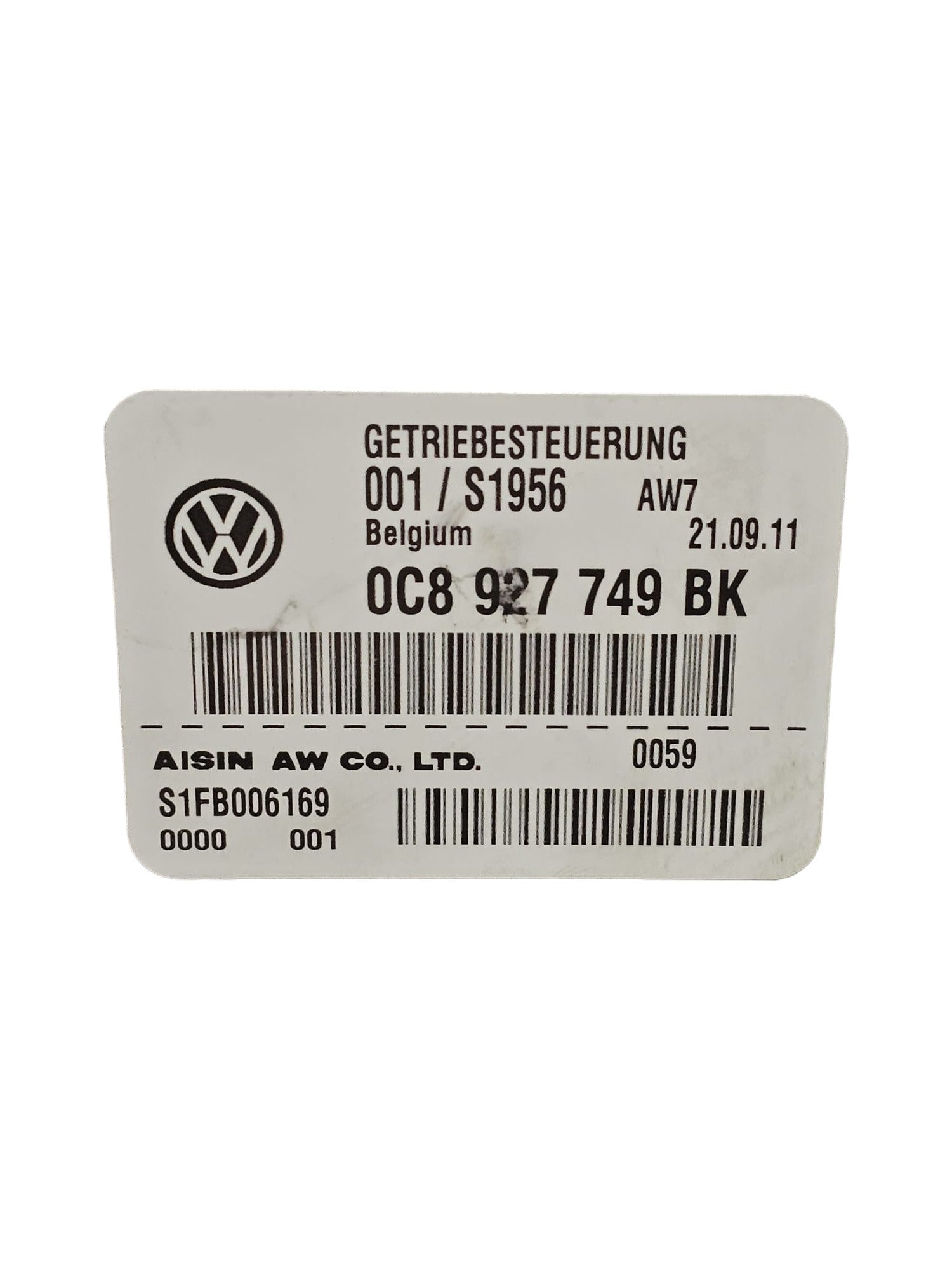Centralina Cambio Porsche Cayenne 92A Cod:0C8927749BK (2010 - 2017) - F&P CRASH SRLS - Ricambi Usati