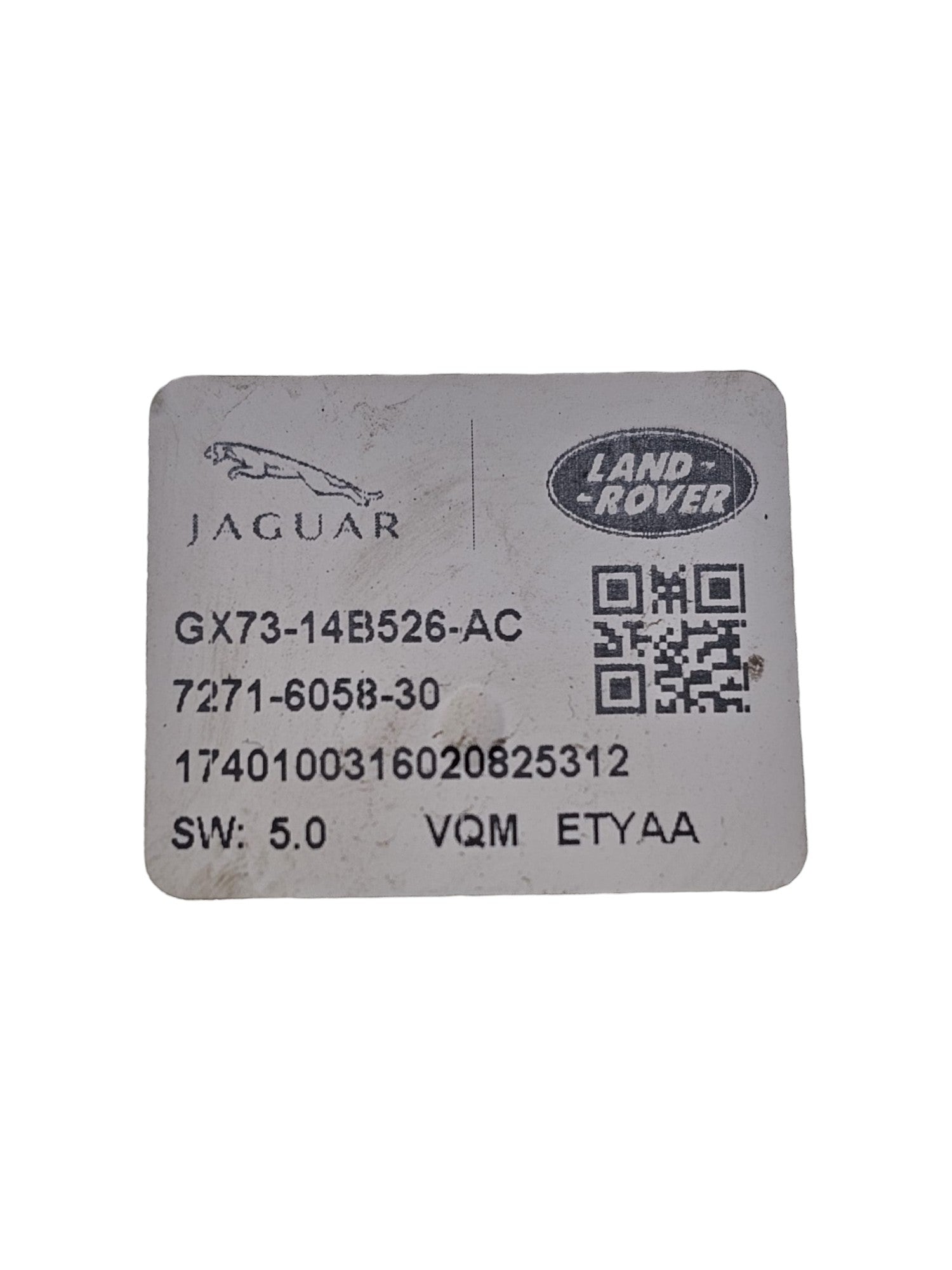 Centralina Carburante Range Rover Velar L560 2.0 Diesel Cod:GX7314B526AC (2017 - >) - F&P CRASH SRLS - Ricambi Usati