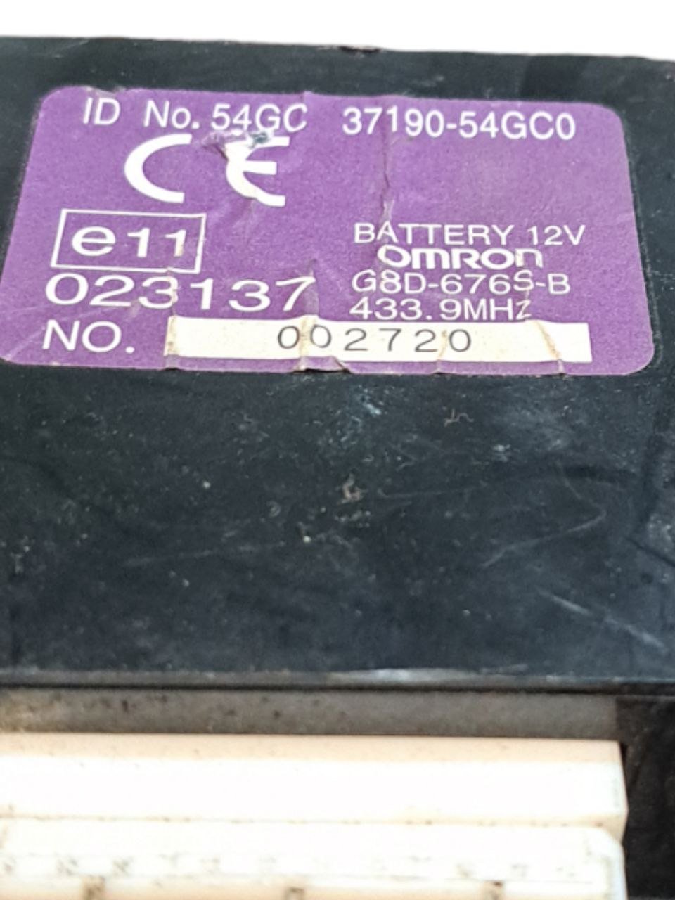 Centralina chiusura Centralizzata porte Suzuki Jimny (1999) COD:37190 - 54GC0 - F&P CRASH SRLS - Ricambi Usati