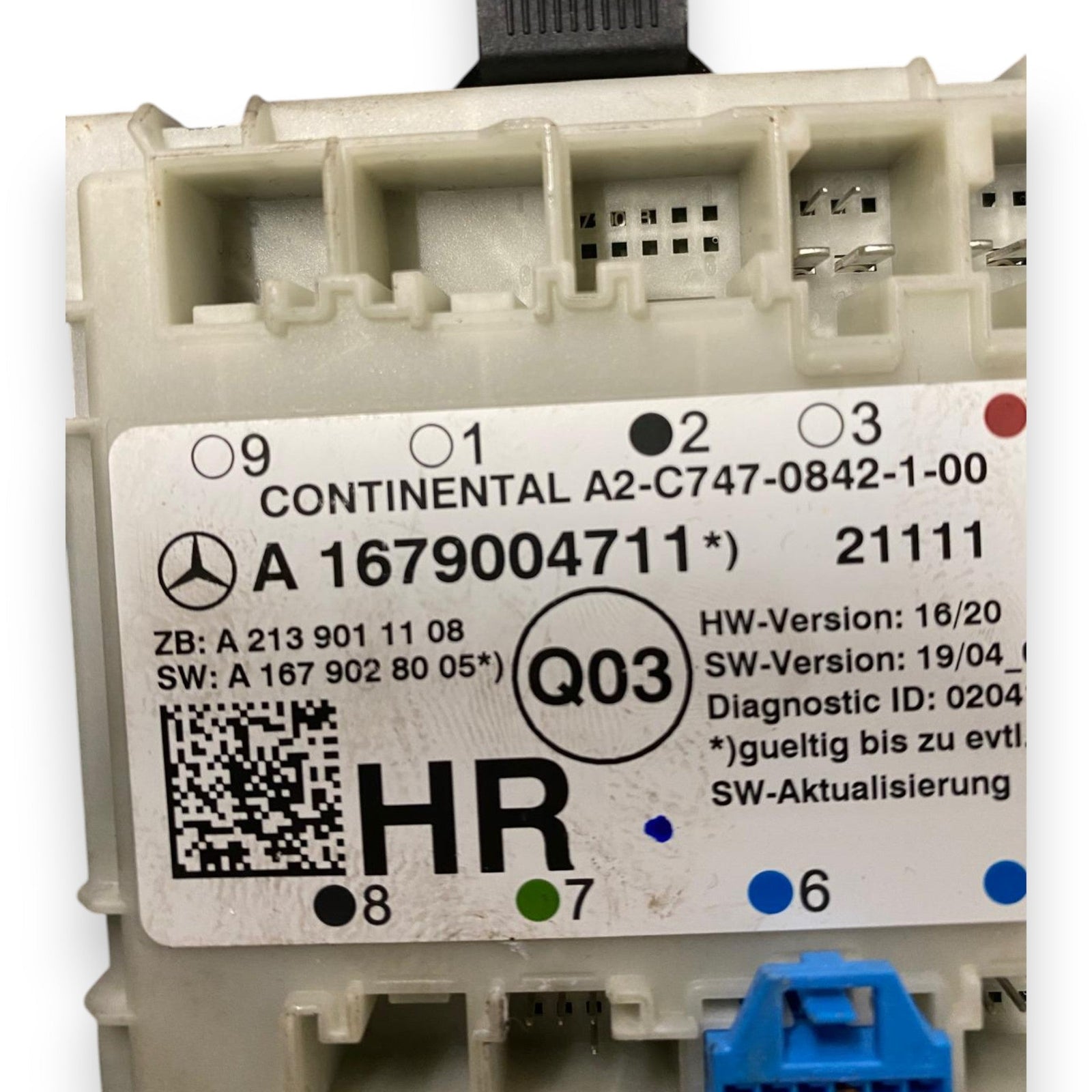 Centralina chiusura centralizzata posteriore destra (dx) Mercedes - Benz Glc X253 (2015 - 2022) Cod: A1679004711 - F&P CRASH SRLS - Ricambi Usati