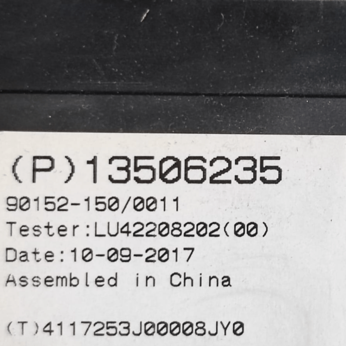 Centralina clima opel mokka x cod: 13506235 (2012 - 2019) - F&P CRASH SRLS - Ricambi Usati