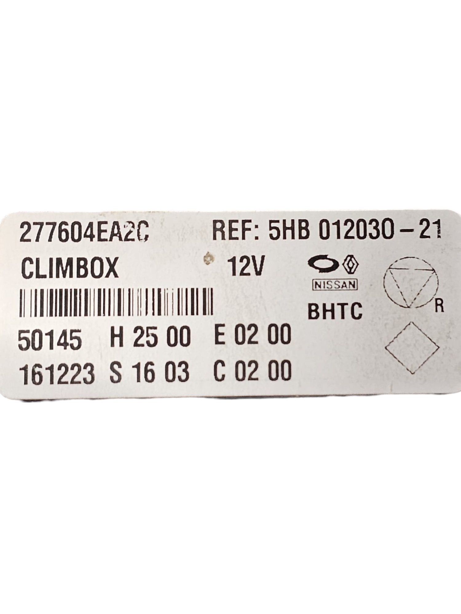 Centralina climatizzatore /Clima Nissan Qashqai J11 (2014 - 21) Cod:277604EA2C - F&P CRASH SRLS - Ricambi Usati