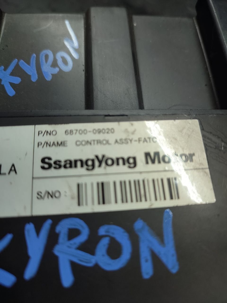 Centralina comandi clima Ssangyong Kyron 2.0 xdi ( 2005 ) cod 68700-09020 - F&P CRASH SRLS - Ricambi Usati