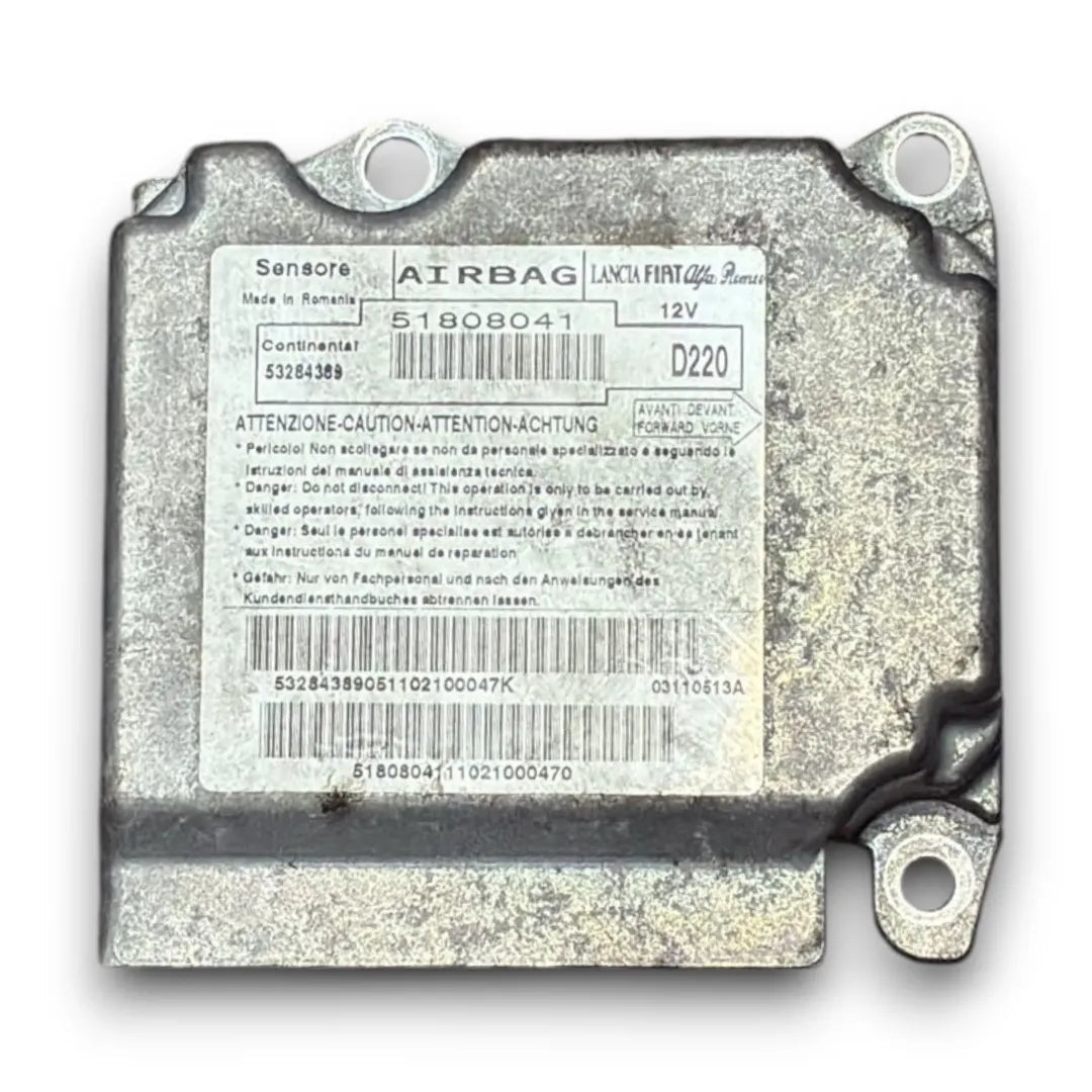 Centralina comando airbag Lancia Delta OEM 51857310 - F&P CRASH SRL - Ricambi Usati