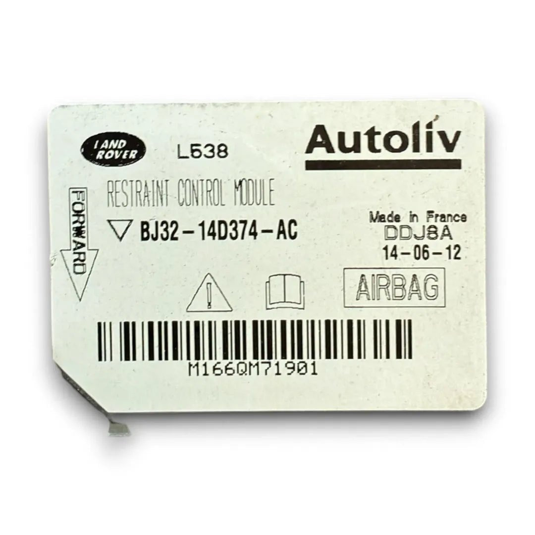 Dettaglio Centralina airbag Land Rover Range Rover Evoque 2011–2019 OEM LR077205 - foto 3