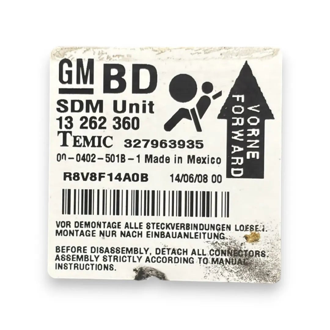 Dettaglio Centralina airbag Opel Corsa 2006–2011 cod. 327963935 - foto 3