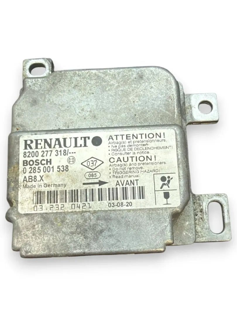 Centralina airbag Renault Clio 2ª Serie 2001–2010 cod. 0285001538