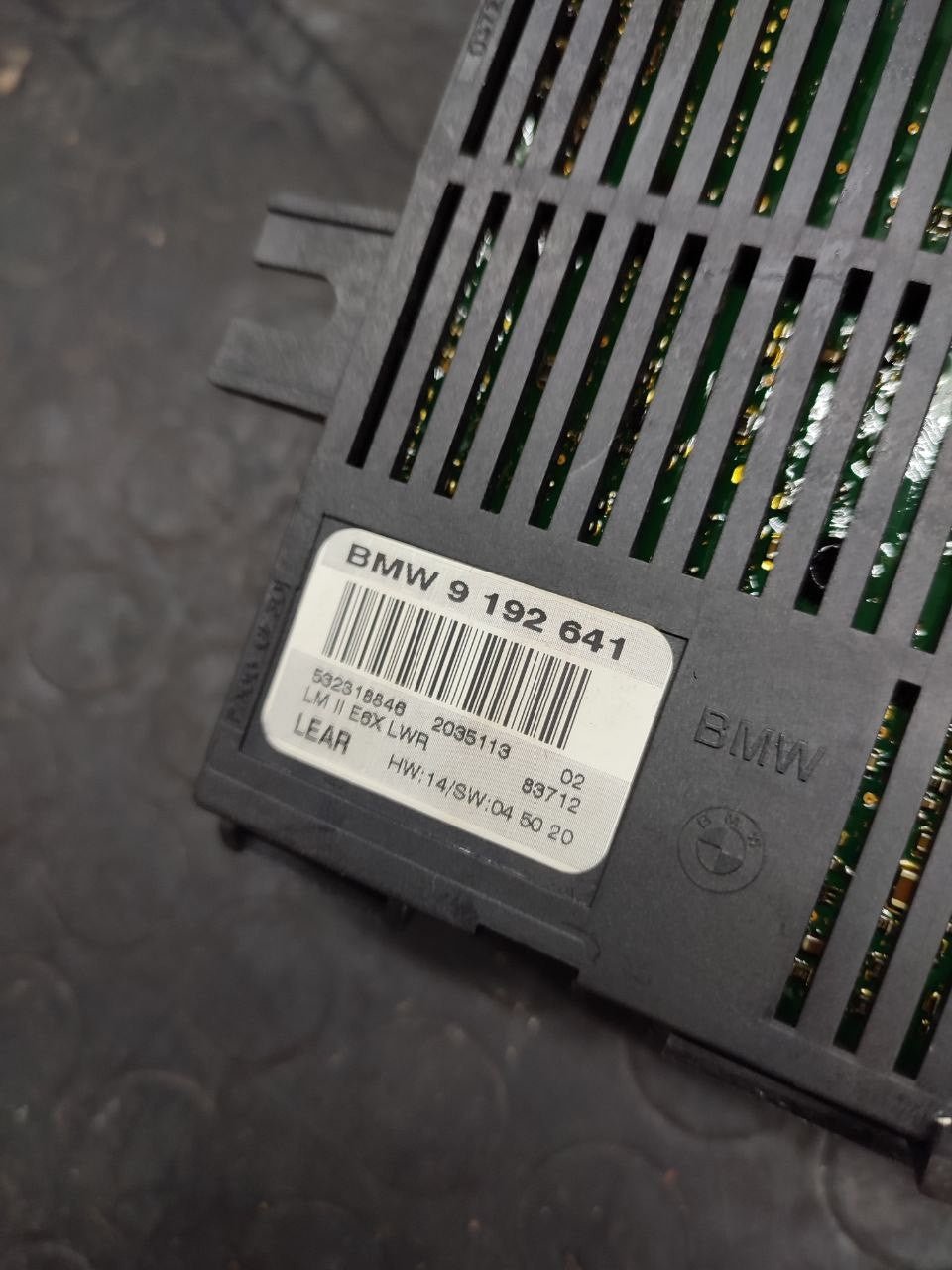 Centralina comando luci Bmw 520 d ( e60 ) cod 9192641 - F&P CRASH SRLS - Ricambi Usati