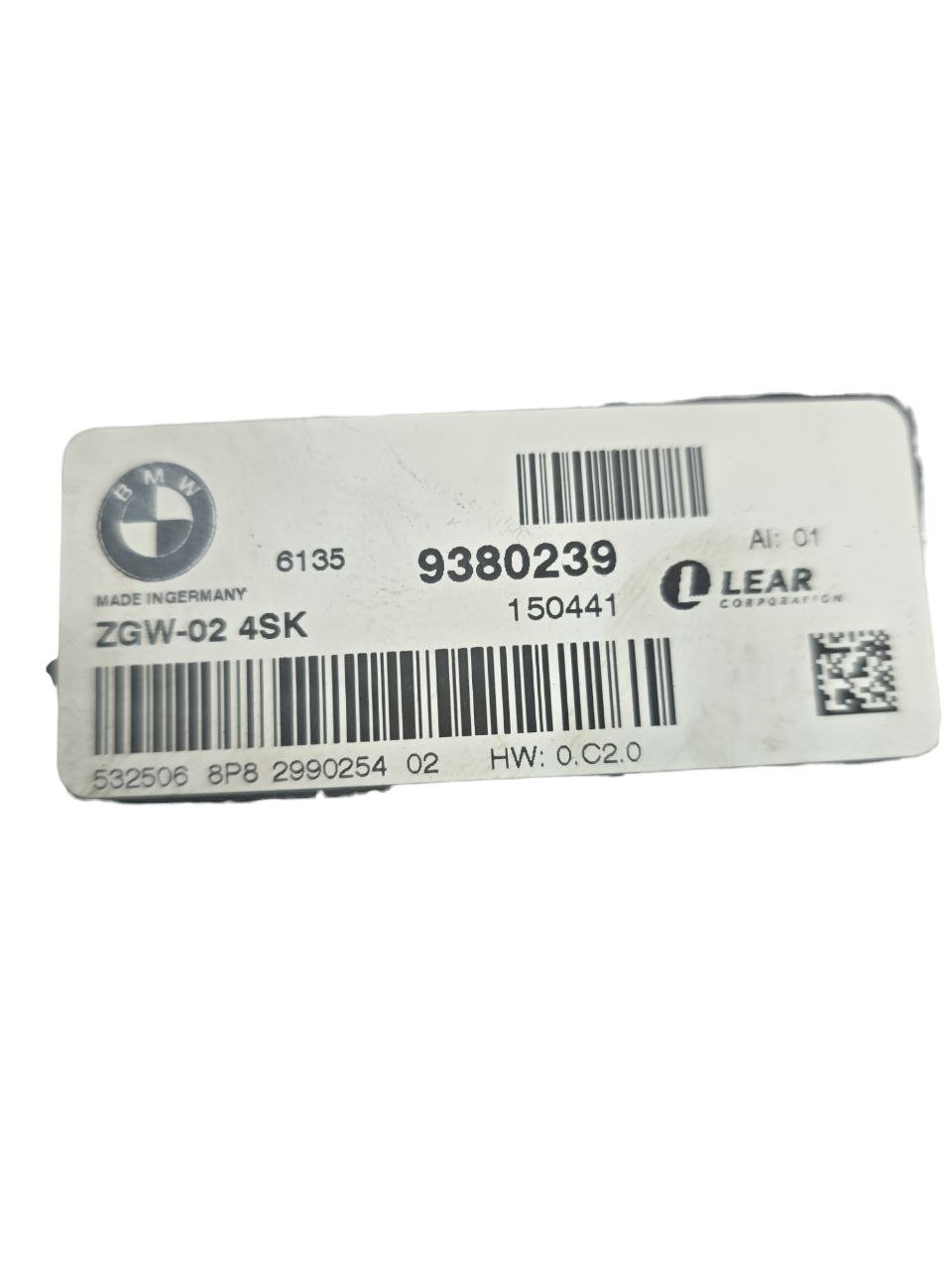 Centralina Comfort Bmw Serie 5 F10 ( 2010 - 2017 ) Cod : 9380239 - F&P CRASH SRLS - Ricambi Usati