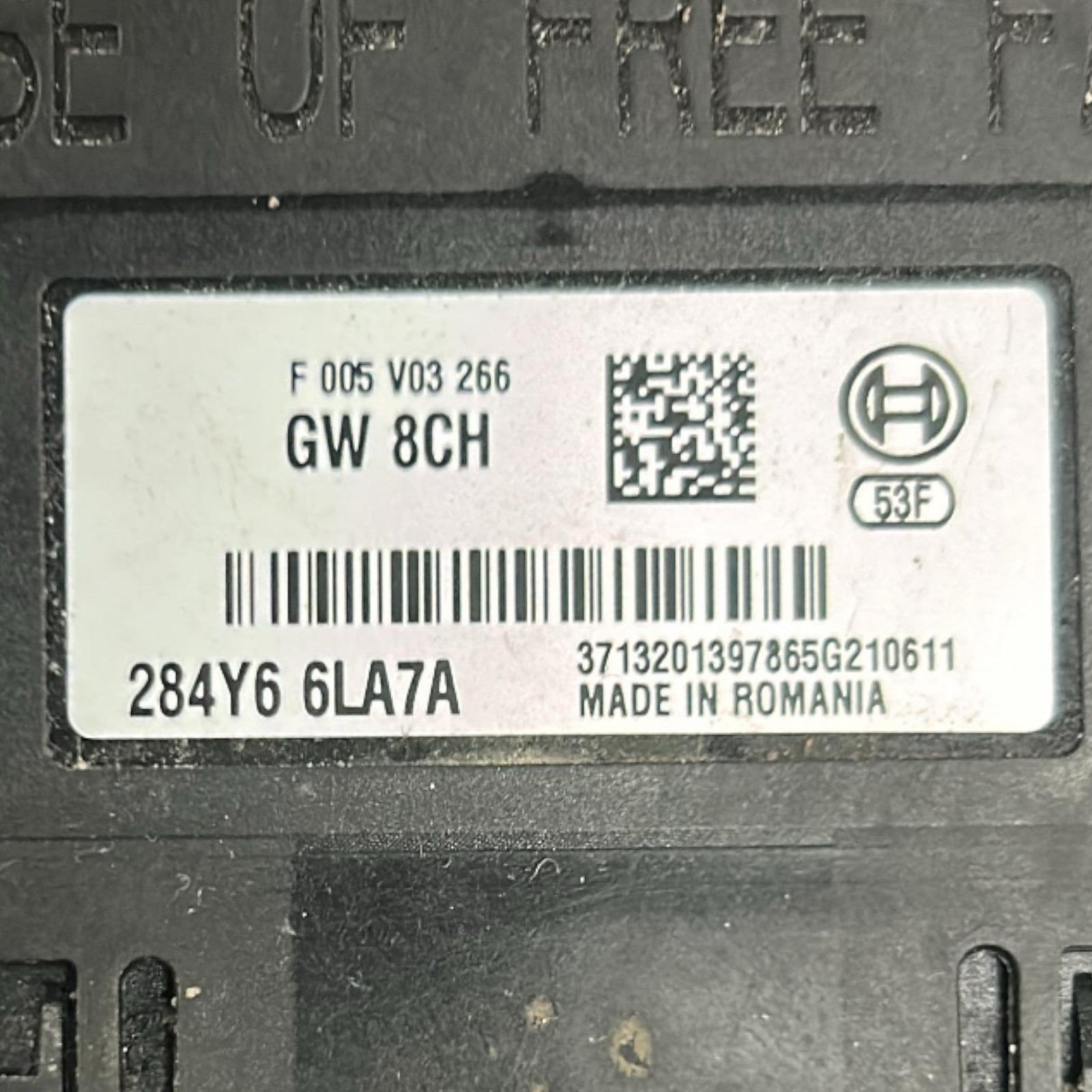 Centralina Comfort Dacia Sandero III cod.284Y66LA7A 1.0 Benzina (2022 > ) - F&P CRASH SRLS - Ricambi Usati