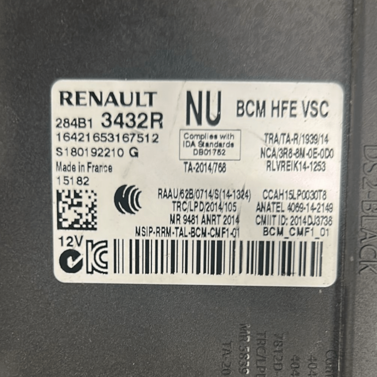 Centralina comfort renault kadjar 1.5 diesel cod:284B13432R (2015 > 2022) - F&P CRASH SRLS - Ricambi Usati