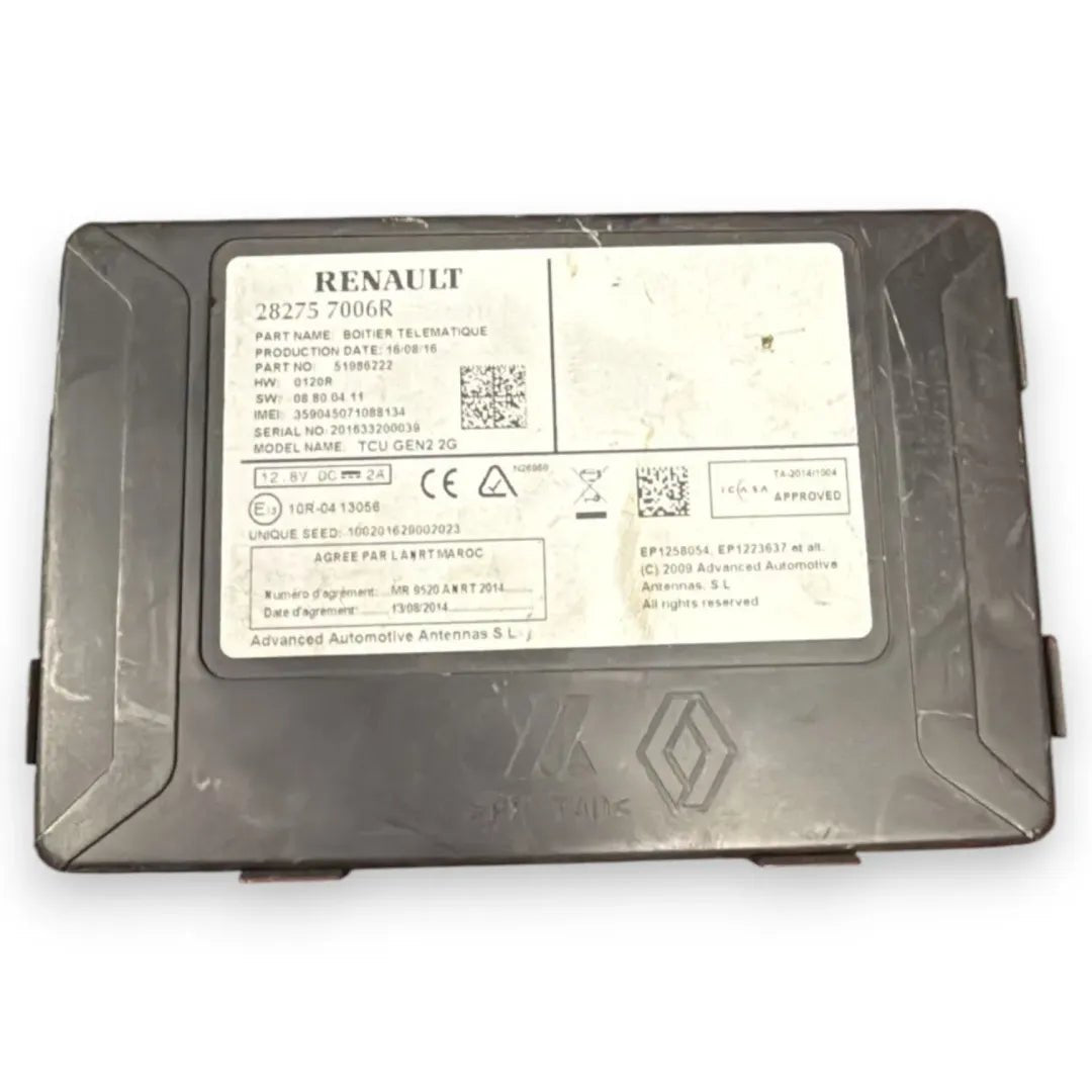 Centralina comfort Renault Megane 4ª Serie 2016–2021 cod. 28275-7006R